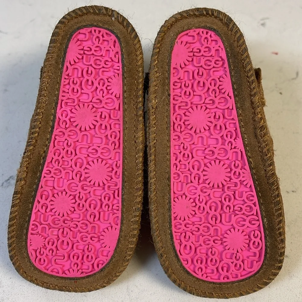 UGG Infant's Neumel Chopd Suede Classic Pink Size 5/6